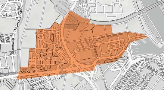 Mietspiegelkarte Ludwigshafen am Rhein Pfingstweide